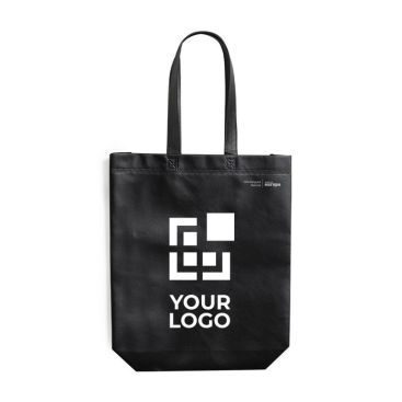 Bolsa de non-woven reciclado para empresas con fuelle 120 g/m2