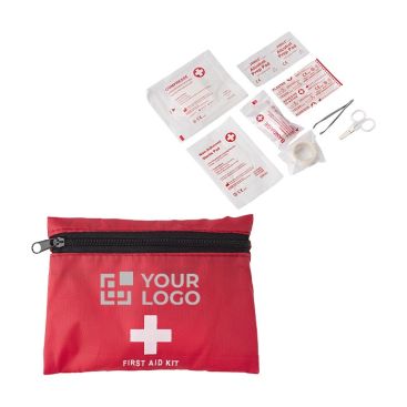 Botiquín publicitario en bolsa con diversos accesorios Botiquín publicitario en bolsa con diversos accesorios