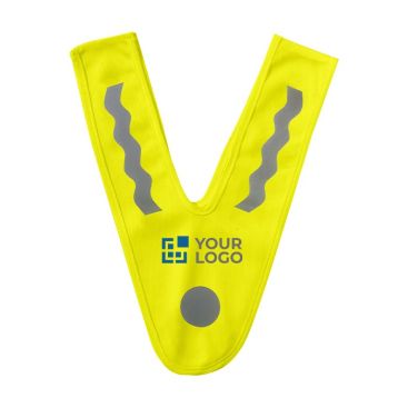 Chaleco en forma de V para niños color amarillo primera vista