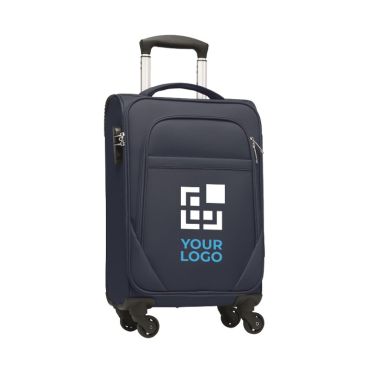 Trolley personalizado de poliéster rPET con candado y 4 ruedas