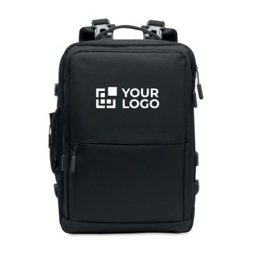 Mochilas de viaje personalizadas recicladas con varios compartimentos Mochilas de viaje personalizadas recicladas con varios compartimentos