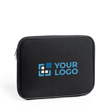 Funda de ordenador en softshell con interior acolchado 13'' de color negro