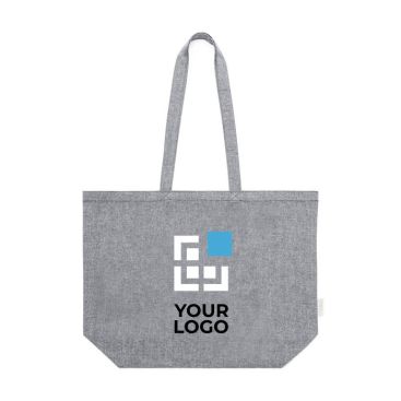 Bolsa algodón reciclado asas largas 140 g/m2 vista principal
