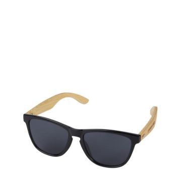 Gafas de sol de bambú y plástico reciclado con protección UV400 para publicitar tu marca