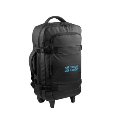 Trolley con compartimiento para portátil resistente al agua color negro vista principal