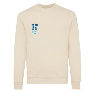 Sudadera jaspeada de algodón eco 340 g/m2 Iqoniq Denali
