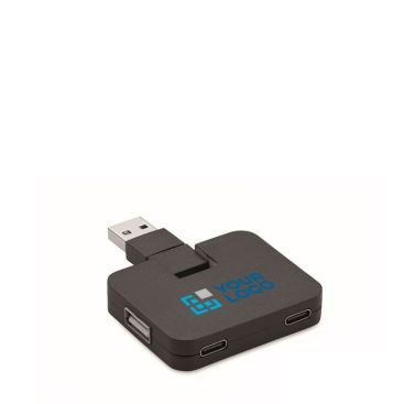 Hub USB para empresas con 4 puertos tipo A y tipo C Hub USB para empresas con 4 puertos tipo A y tipo C