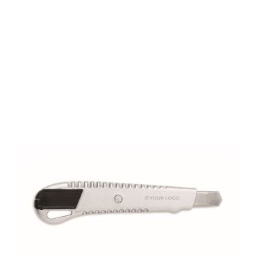 Cutter de aluminio retráctil con 13 hojas de acero al carbono Cutter de aluminio retráctil con 13 hojas de acero al carbono