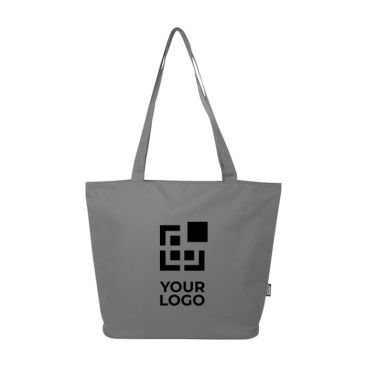 Bolsa de poliéster reciclado multiusos con cremallera principal