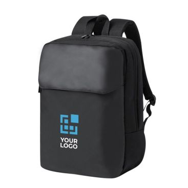 Mochila de polipiel para portátil con bolsillo frontal 15''