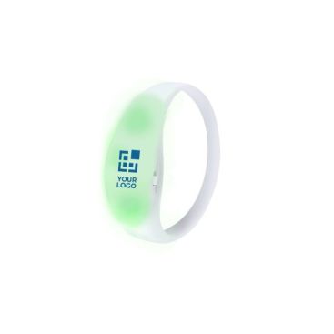 Pulsera de silicona con luces LEDs sensibles a la música