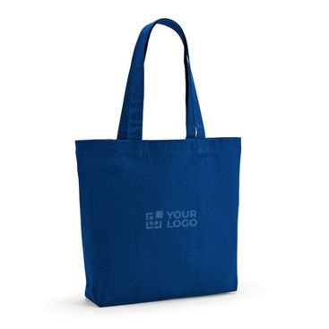 Bolsa de la compra para clientes de algodón y poliéster reciclado 220 g/m2 Bolsa de la compra para clientes de algodón y poliéster reciclado 220 g/m2
