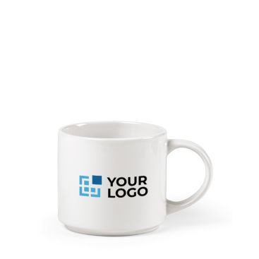 Taza hecha de cerámica con asa grande 400ml vista principal