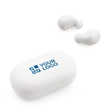 Auriculares inalámbricos compactos, cómodos y adaptables que van en estuche
