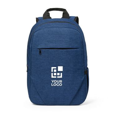 Mochila de 300D RPET con compartimento frontal con cremallera 18L vista principal