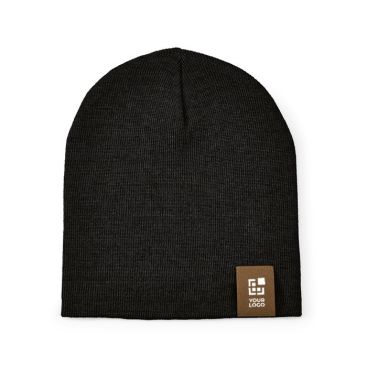 Gorro personalizado sostenible de RPET ideal para los días de invierno Gorro personalizado sostenible de RPET ideal para los días de invierno