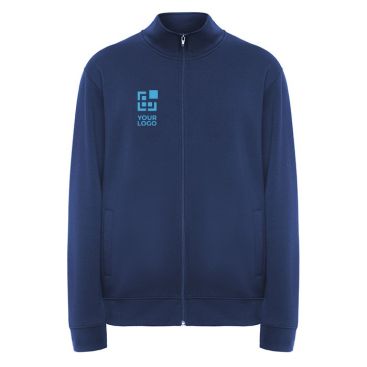 Jersey de cuello perkins con cremallera de algodón y poliéster unisex 280 g/m2 Roly vista principal