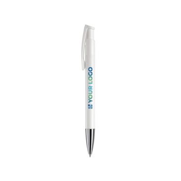 Bolígrafo pulsador de plástico de colores mate hecho en EU