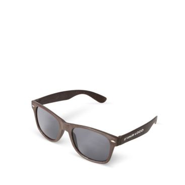 Gafas de sol ecológicas hechas de fibras de café con protección UV400 para promociones