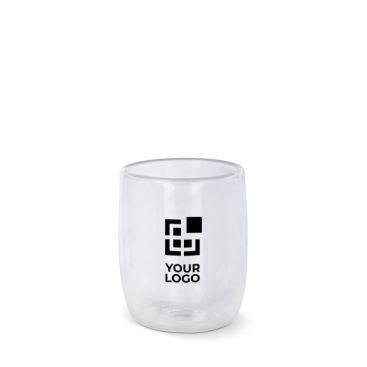 Vaso de cristal para el café de doble pared con capacidad de 230ml