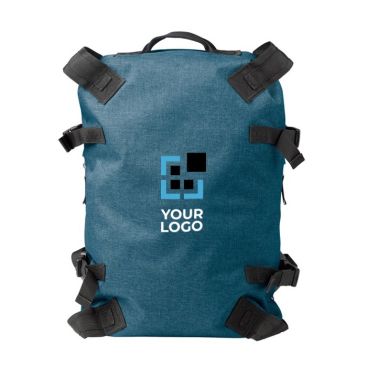 Mochila acolchada con abertura en la parte trasera