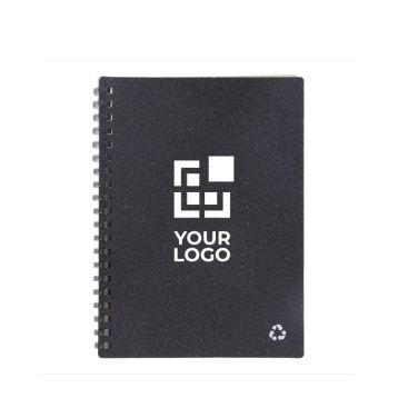 Libreta de espiral ecológica de piel reciclada con papel FSC