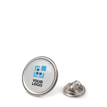 Pin redondo conmemorativo de metal para personalizar Ø20mm vista principal