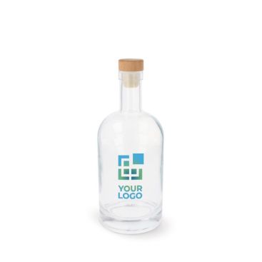 Botella sostenible hecha de vidrio con tapa de FSC 750ml