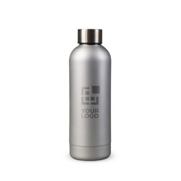 Botella de doble pared de acero inoxidable con acabado mate 500ml