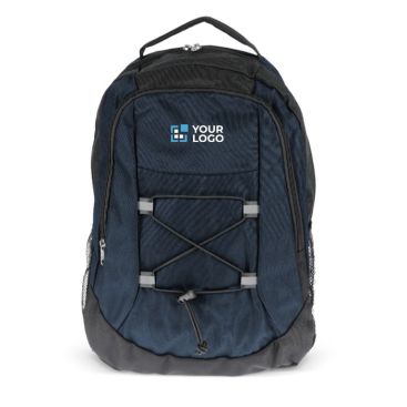 Mochila para portátil de RPET con logotipo con compartimientos interiores Mochila para portátil de RPET con logotipo con compartimientos interiores