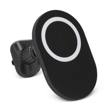 Cargador inalámbrico magnético MegSafe hecho para el coche 15W color negro