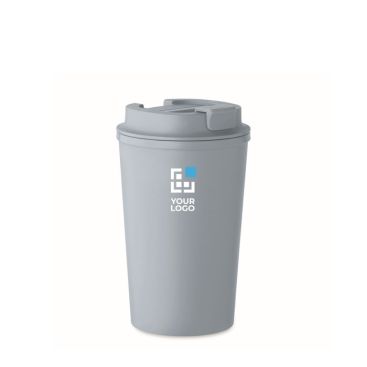 Vaso de doble pared hecho de maíz con capacidad de 350ml