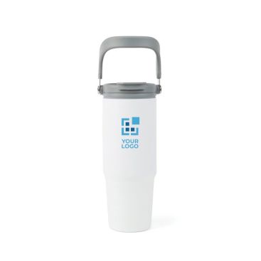 Botella térmica de acero inoxidable reciclado con asa 880ml