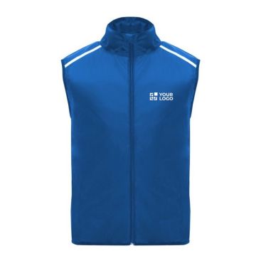 Chaleco de running cortavientos y transpirable unisex 70 g/m2 Roly