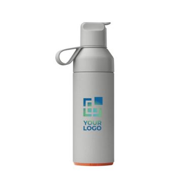 Botella de acero inoxidable reciclado con apertura doble 500m Ocean Bottle