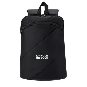 Mochila de PU para portátil con 2 bolsillos frontales invisibles 15'' vista principal