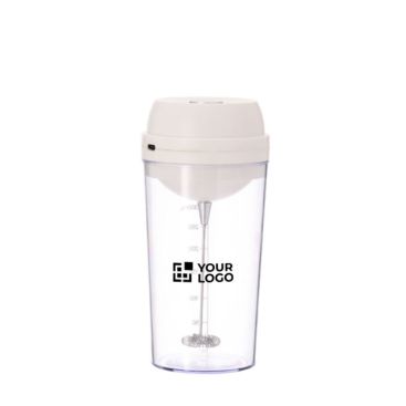 Vaso con medidas y mezclador eléctrico en la tapadera de color 300ml