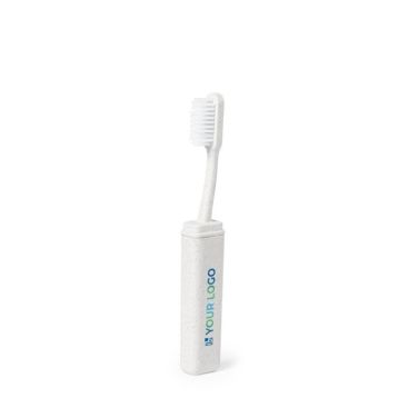 Cepillo de dientes de caña de trigo plegable especial para viajes