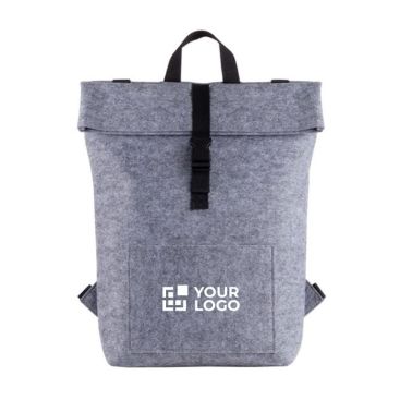 Mochila de fieltro RPET con bolsillo interior para portátil 15.6''