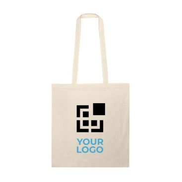 Bolsa de algodón personalizada de asas largas 100 g/m2 Bolsa de algodón personalizada de asas largas 100 g/m2