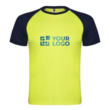 Camiseta de deportes de manga corta unisex de poliéster 140 g/m2 Roly 