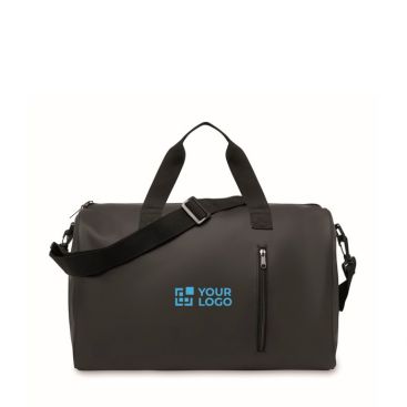 Bolsa de suave tacto con doble asa y bandolera desmontable