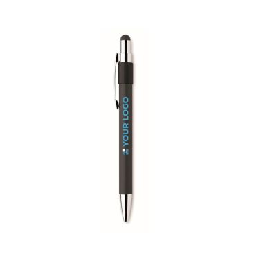 Bolígrafo antiestrés con spinner en la parte superior tinta azul