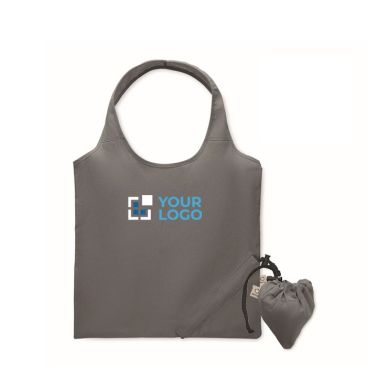 Bolsa compacta y plegable de la compra de algodón reciclado 140 g/m2
