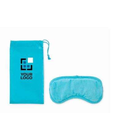Antifaz con relleno de perlas de gel en bolsa con cierre de cordón Antifaz con relleno de perlas de gel en bolsa con cierre de cordón