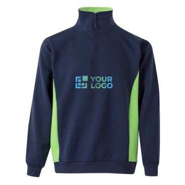 Jersey laboral de felpa de poliéster y algodón 260 g/m2 