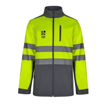 Chaqueta laboral softshell extra grande con forro polar 280 g/m2 