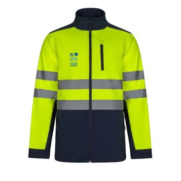 Chaqueta polar softshell extra grande de poliéster y elastano 280 g/m2 