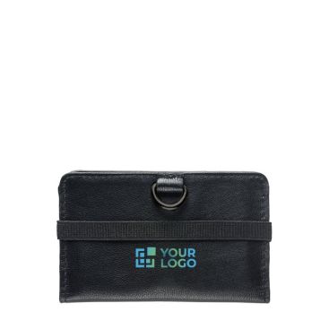 Cartera con bloqueo RFID para llevar 10 tarjetas y monedas