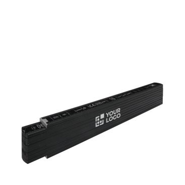 Regla plegable de madera resistente a golpe marcas Stabila 2M color negro vista de impresión